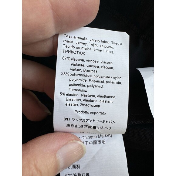 Marina Rinaldi Women’s Small Black Pants Ankle Pull On - Picture 4 of 8